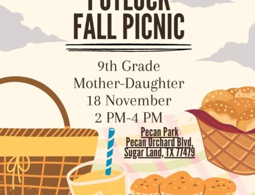 9th Grade Mom & Daughter Potluck Picnic